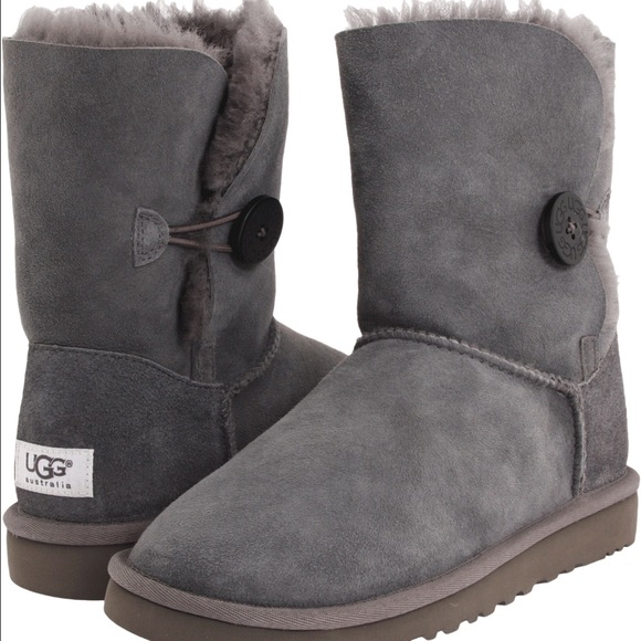 Gray Bailey Button Uggs