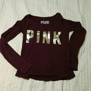 Victoria's Secret Pink long sleeved sleep shirt