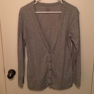 Gray cardigan!