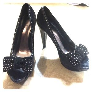Studded heels