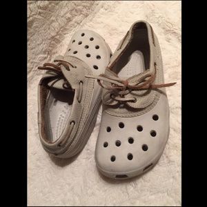 Crocs- off white color