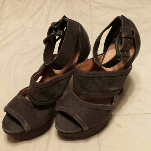 L.A.M.B. Platform sandals