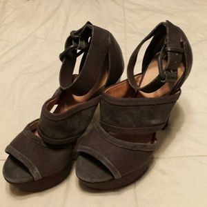 L.A.M.B. Platform sandals