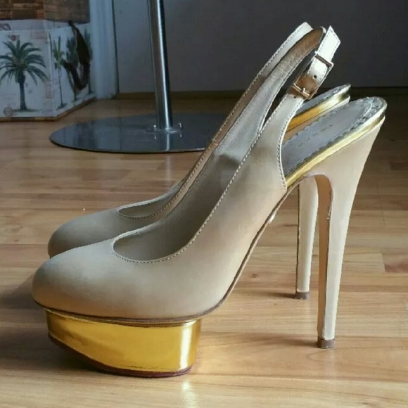 $875 CHARLOTTE OLYMPIA DOLLY PUMPS US 8.5 38.5 - Picture 1 of 4
