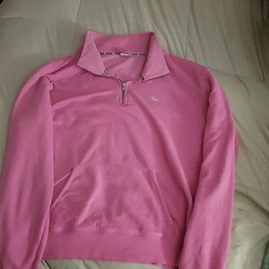 Pink half zip