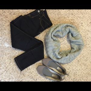 Grey Infinity scarf