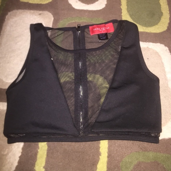 Mesh crop top