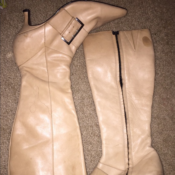 Tan Chinese Laundry boots! Good condition 8/10