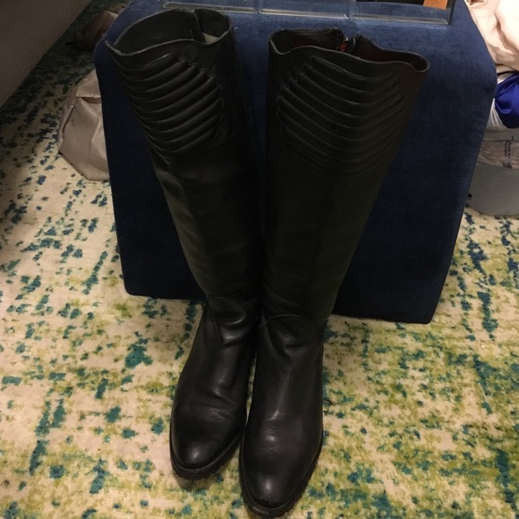 Kenneth Cole Moto Knee High Boots