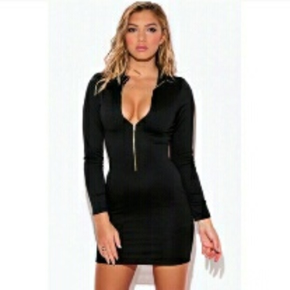 Black zip up mini - Picture 1 of 4