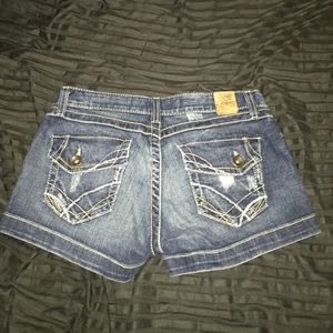 Lightly worn bke buckle shorts
