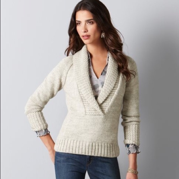 LOFT Sweaters - LOFT Shawl Collar Sweater