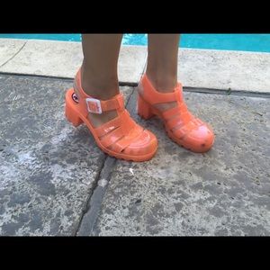Worn juju jellies.