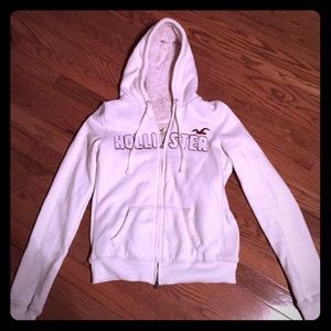 Women's Hollister Fur lined zip up Hoodie