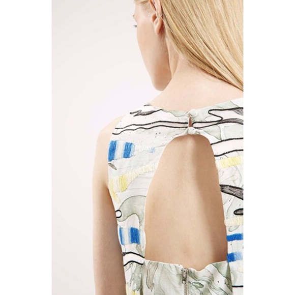 [Topshop] LIMITED EDITION stitch embroidered dress - Picture 3 of 4