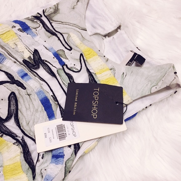 [Topshop] LIMITED EDITION stitch embroidered dress - Picture 4 of 4