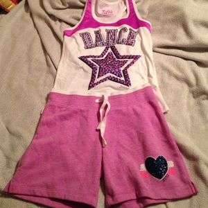 Justice Dance Tank and Shorts