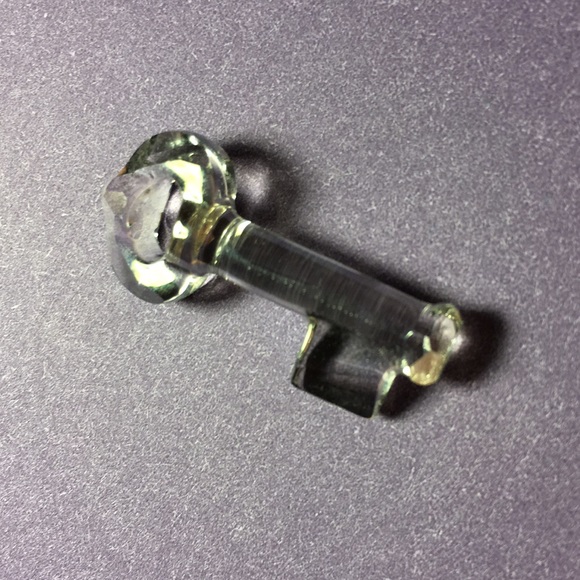 Swarovski crystal key pendant