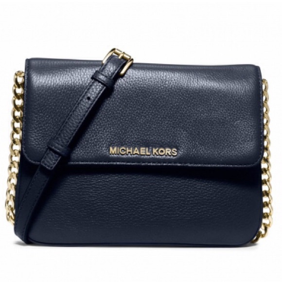 Michael Kors Handbags - NWT $200 MICHAEL KORS CROSSBODY PURSE NAVY BLUE
