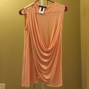 BCBG peach top