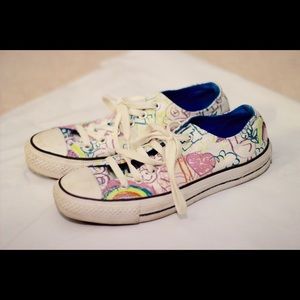 RARE Converse Chalkboard Print shoes