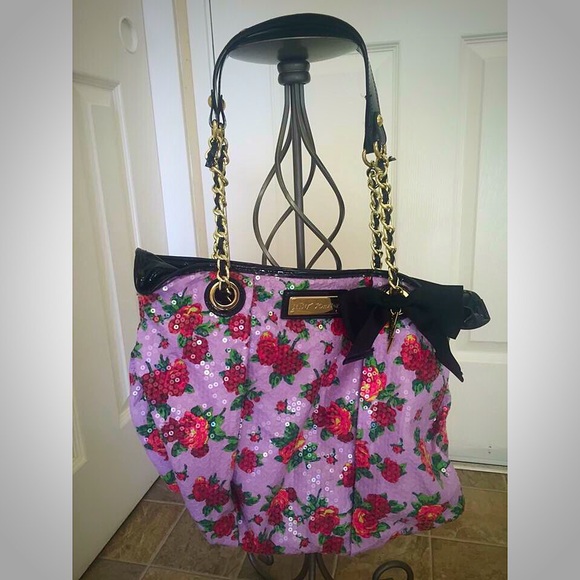 Betsey Johnson Floral Shoulder Bag