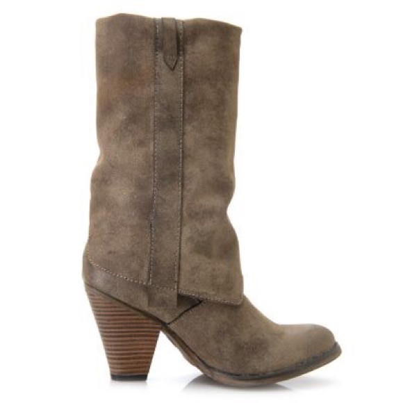 👢EUC/MIA/Mid calf Boots/Jeri/7.5M/Grey distressed - Picture 3 of 7