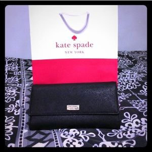♠️Kate Spade♠️ Sandra Newbury Lane black wallet