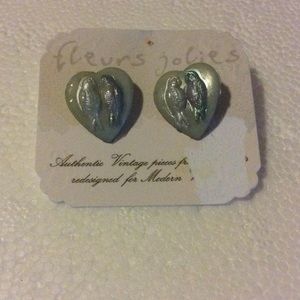 Turtle dove earrings