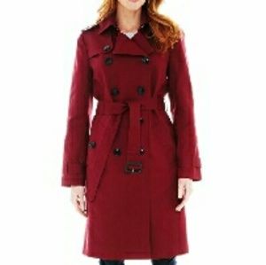 Liz Claiborne? Belted Lined Trench Coat