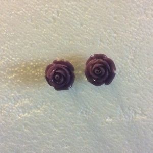 Rose earrings