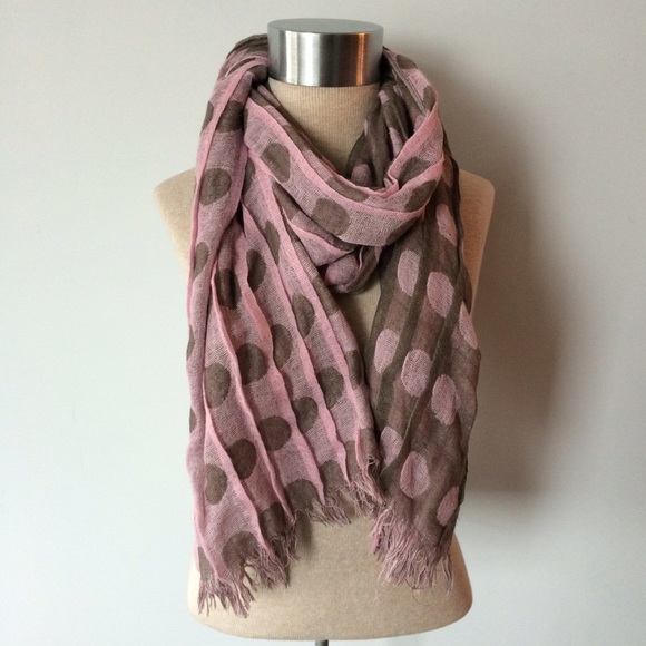 Accessories - ! 1 HOUR! Pink and brown super soft scarf