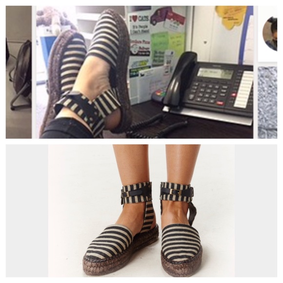 FREE PEOPLE Ankle Strap Ballet Flats BNIB - Picture 3 of 4