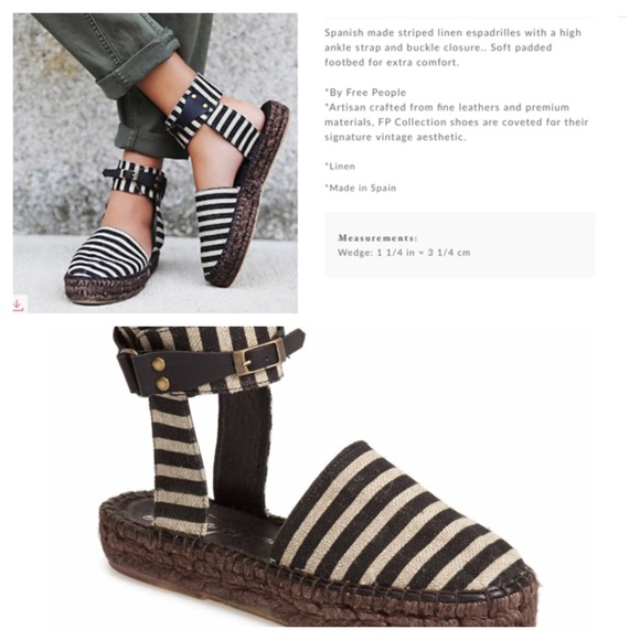 FREE PEOPLE Ankle Strap Ballet Flats BNIB - Picture 4 of 4