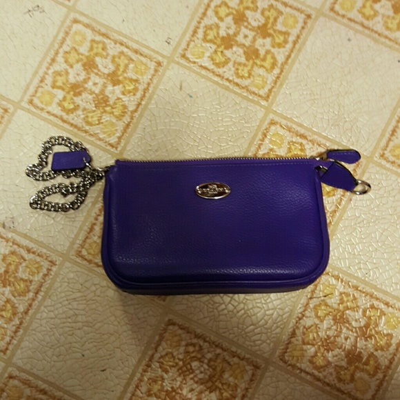 Small coach wristlet