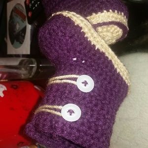 Crochet Baby Boots