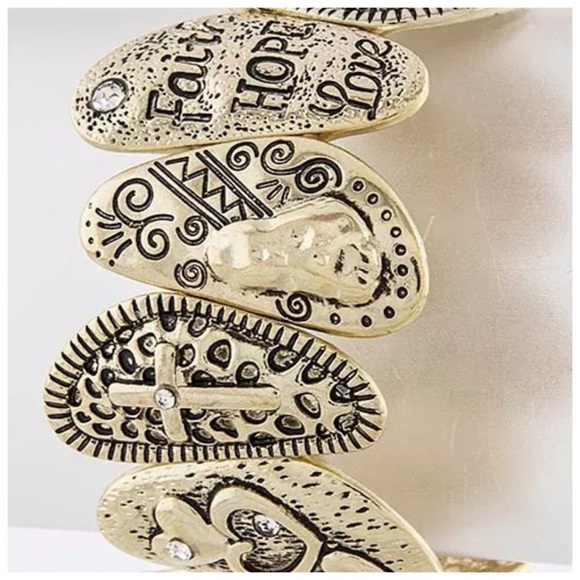 Boutique Jewelry - Faith Hope Love Bracelet