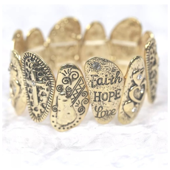 Faith Hope Love Bracelet - Picture 2 of 4