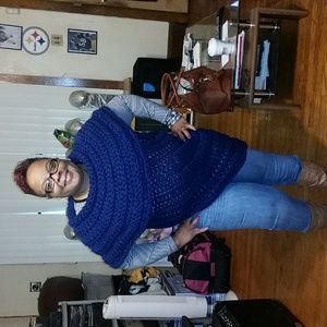 Crochet women's sweater