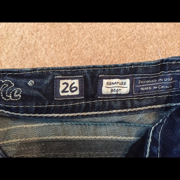 Miss Me boot cut jeans size 26