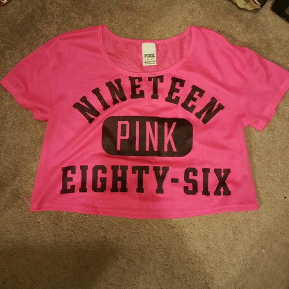 Victoria's Secret PINK Jersey crop top