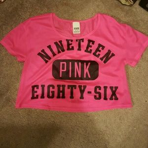Victoria's Secret PINK Jersey crop top