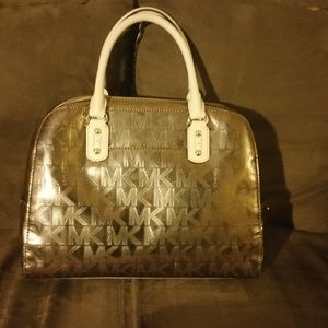 NWOT Michael Kors Metallic Tote