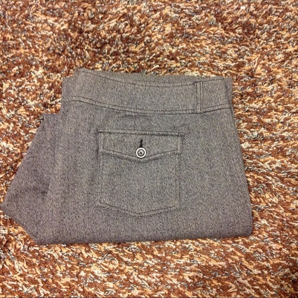 Plus-Size Grey Trouser