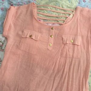 Short sleeve blouse
