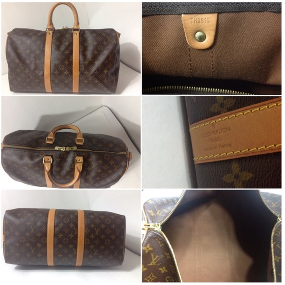 💥SOLD💥100%Authentic Louis Vuitton Keepall  45 - Picture 2 of 4
