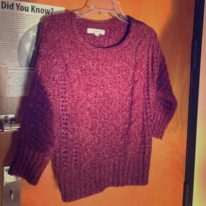 Loft Small Maroon Sweater
