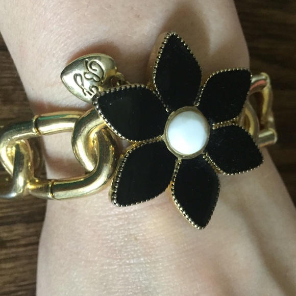 SOLD!!!!! Betsey Johnson Flower Bracelet