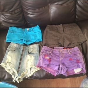 4 pairs of shorts