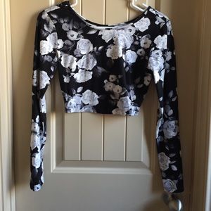Floral crop top